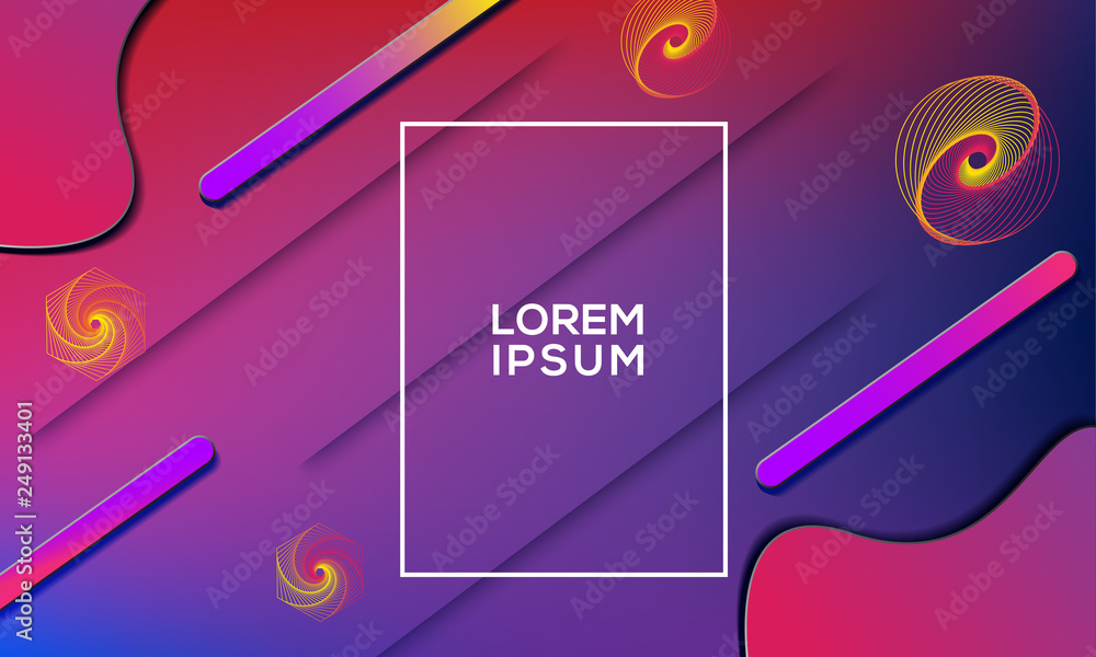 Liquid color background design. Fluid gradient shapes composition. Liquid color background design. Fluid gradient shapes composition.