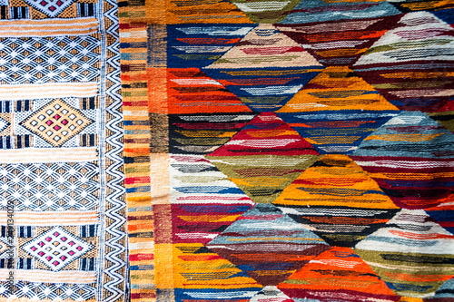 Traditional Moroccan fabric made by hand in Marrakesh