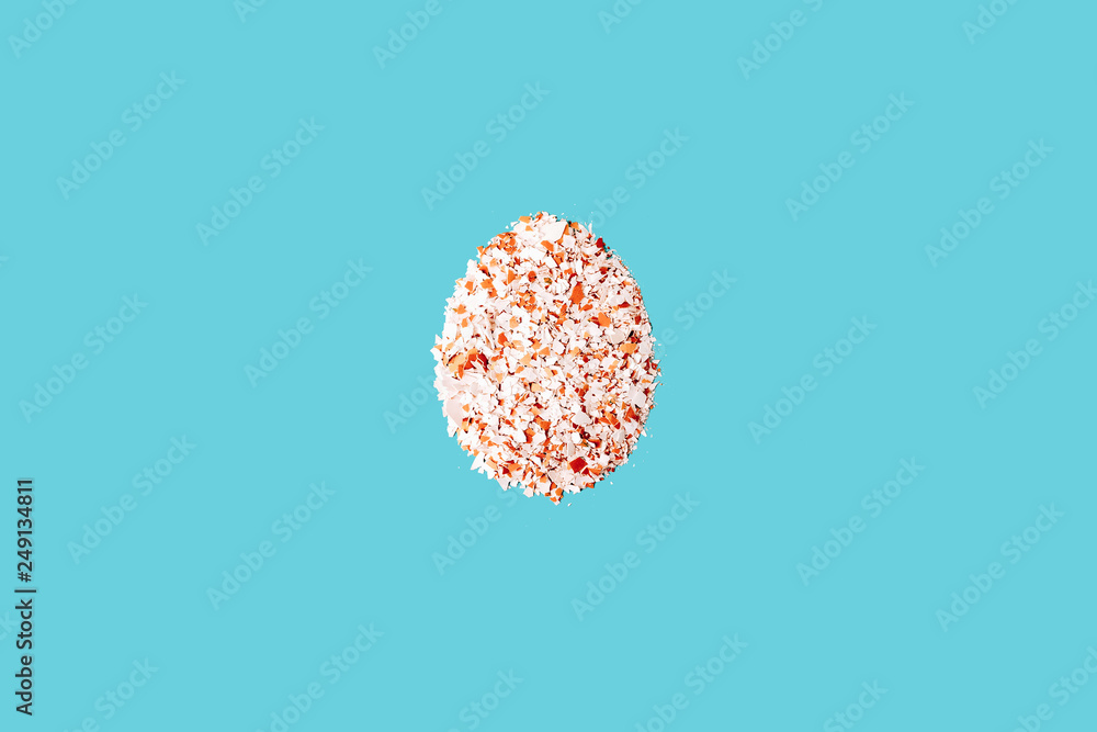 Egg made from the shell Egg made from the shell
