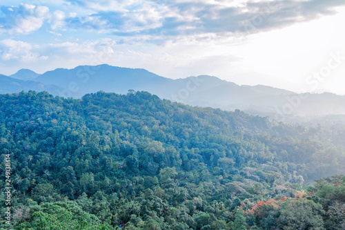 Beautiful view on Sri-lanka landscape