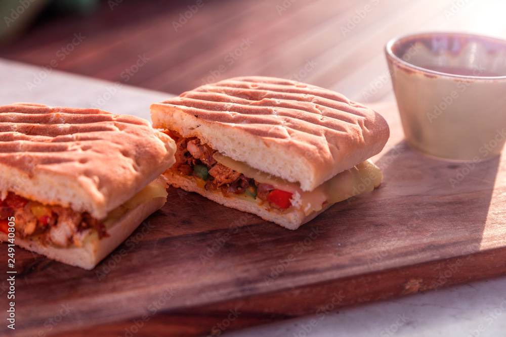 Sandwiches as an outdoor snack Sandwiches as an outdoor snack