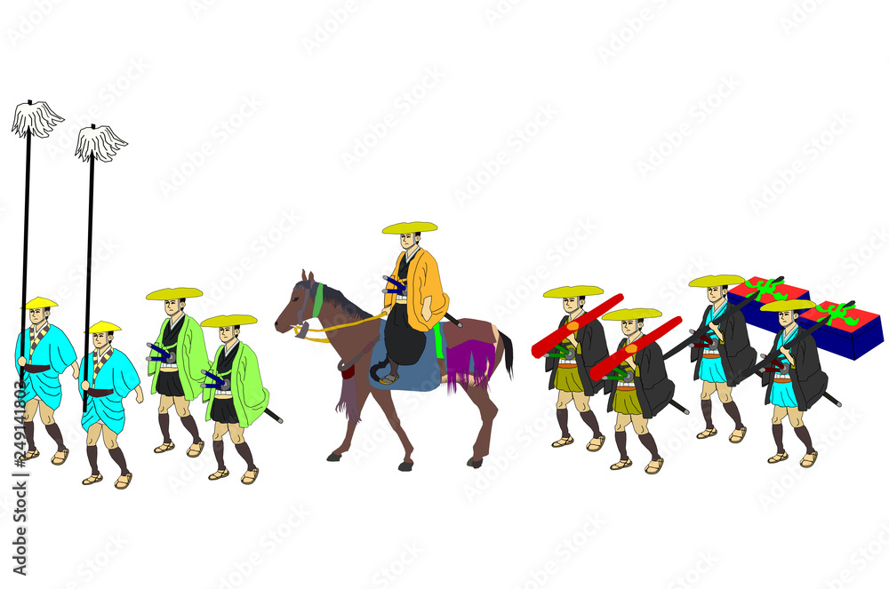 大名行列 イラスト Stock イラスト Adobe Stock 大名行列 イラスト Stock イラスト Adobe Stock