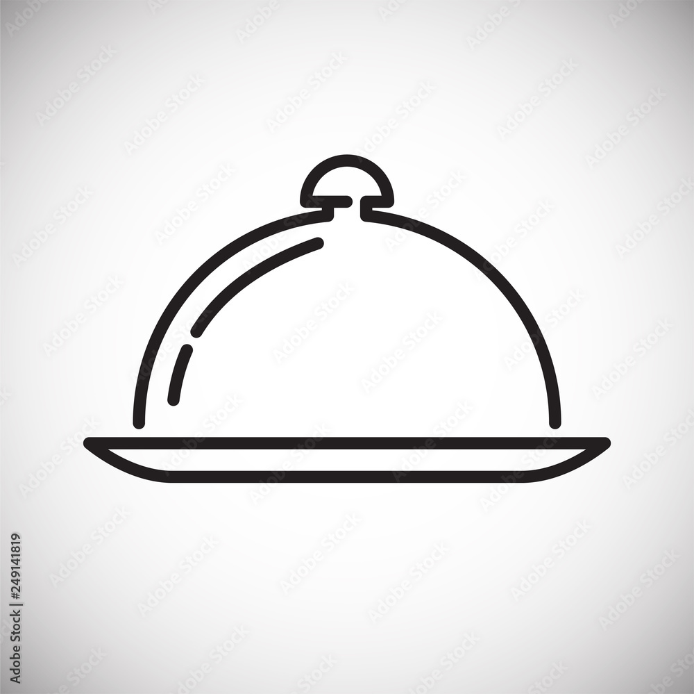 Obraz premium Cookware line icon on white background for graphic and web design, Modern simple vector sign. Internet concept. Trendy symbol for website design web button or mobile app