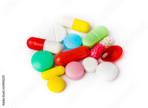 Heap of medical pills