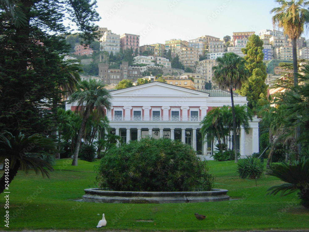 Naklejka premium View of the city of Naples