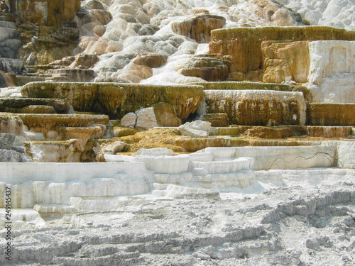 Mammoth Hot Springs in Yellowstone