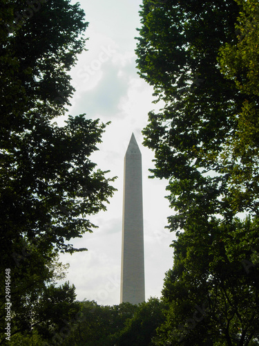 Washington Monument obelisk in Washington DC