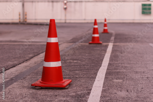 Orange cones