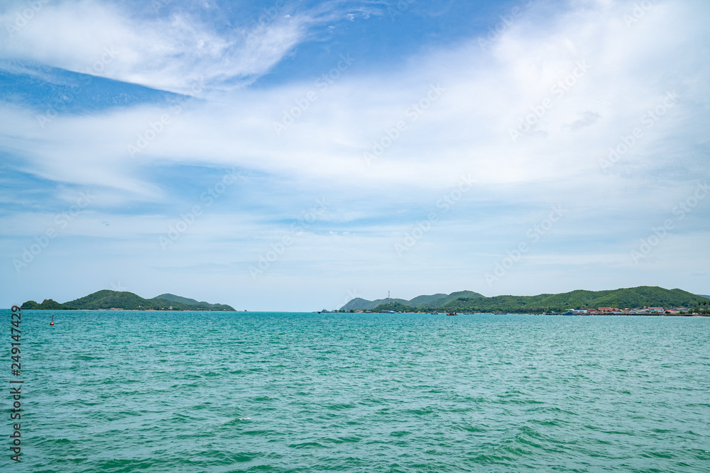 Sattahip sea and ocean, Chonburi province, Thailand