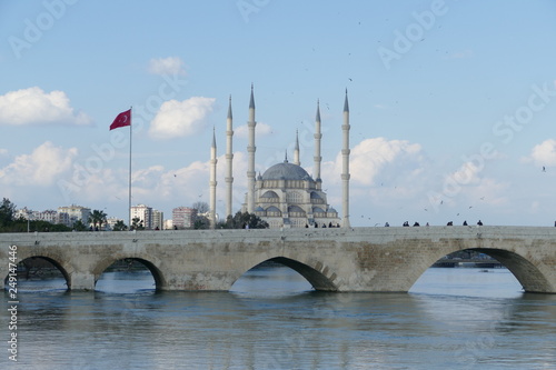 adana,merkezcami,seyhannehri,namaz,su,martı photo