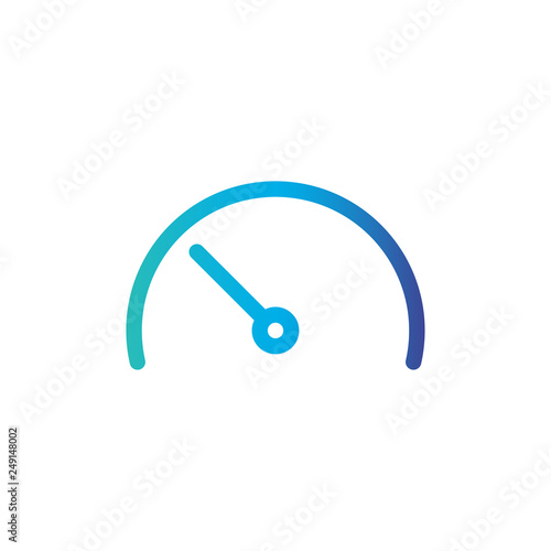 Speedometer, Gauge line ico...