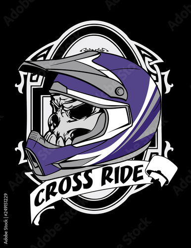 Cross Ride Supermoto Skull