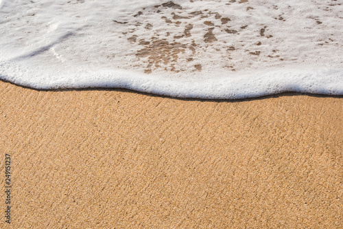 Photography Sea Waves And Sand Close Up