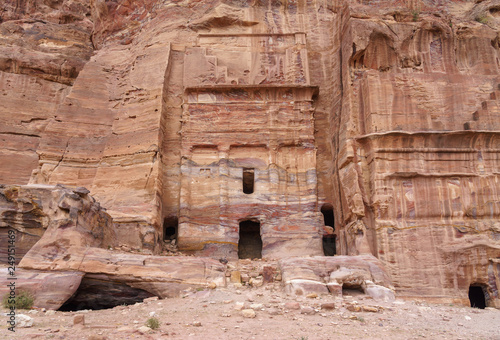 Silk tomb in Petra, Jordan