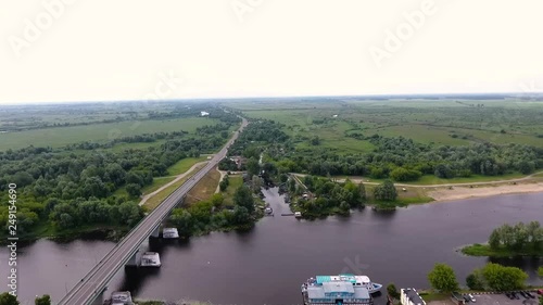Wallpaper Mural The landscape of the city of Pinsk, Belarus. Aerial View Torontodigital.ca