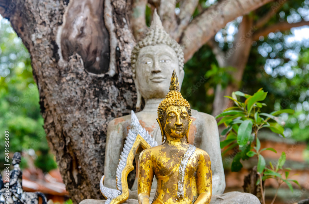 Wat Yai Chai Mongkhon Temple in Ayutthaya, Thailand