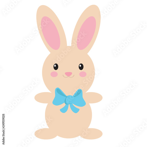 Easter bunny illustration image