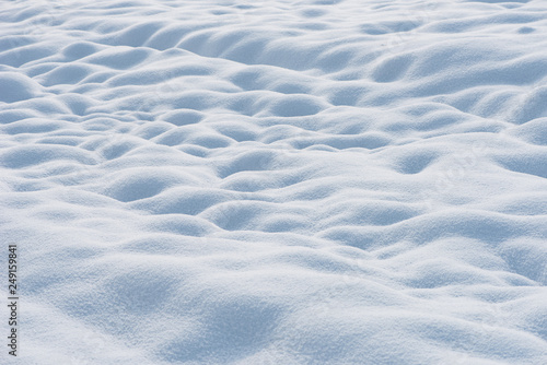 White snowy surface