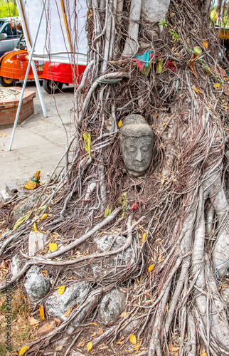 Wat Yai Chai Mongkhon Temple in Ayutthaya, Thailand photo