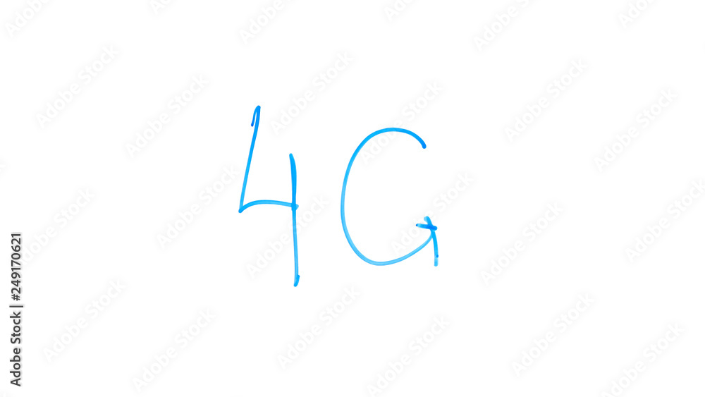 4g word written on glass, internet, wireless access for smartphones and tablets 4g word written on glass, internet, wireless access for smartphones and tablets