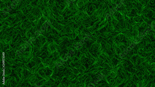 Abstract texture of green fibers.