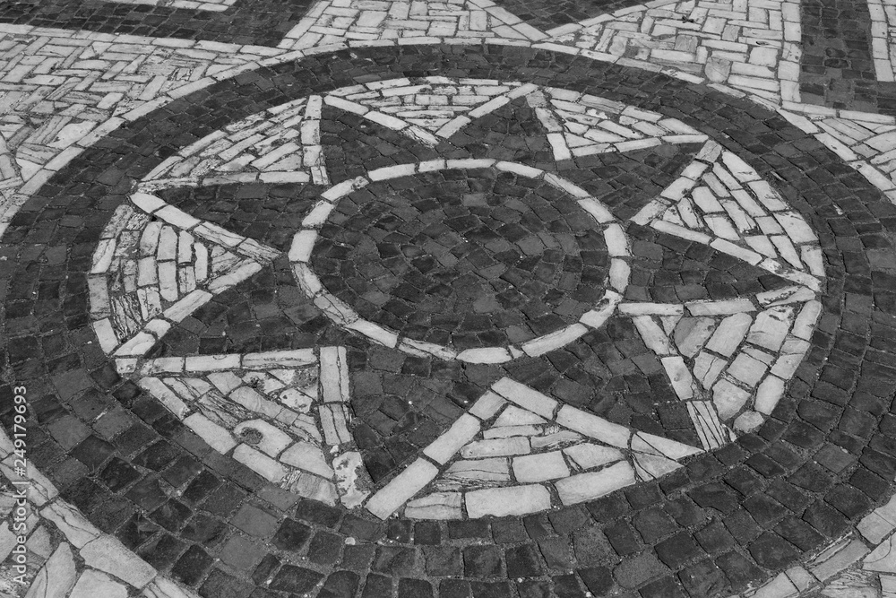 Naklejka premium Mosaik Muster Stern