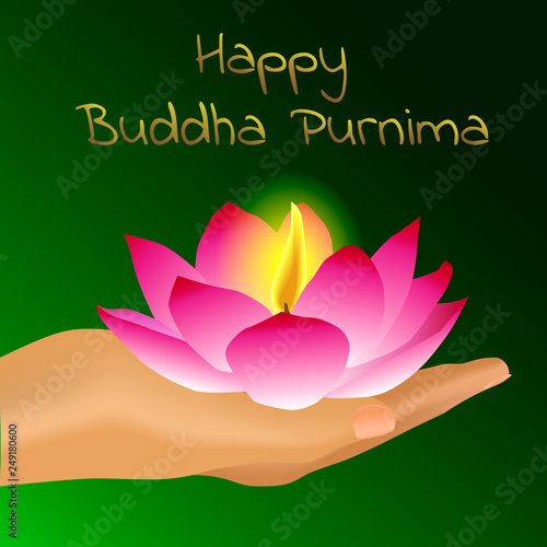 Happy Birthday Lotus Flower Images Buddha Purnima Day. The Buddha's Birthday. Happy Holiday. Lotus Flower Candle. Stock Vector | Adobe Stock Happy Birthday Lotus Flower Images Buddha Purnima Day. The Buddha's Birthday. Happy Holiday. Lotus Flower Candle. Stock Vector | Adobe Stock