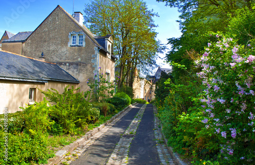 View on the cozy Chemin de l Echelle street