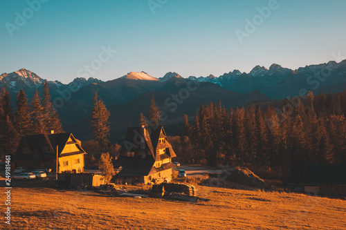 Landscape of the Polish Tatra Mountains