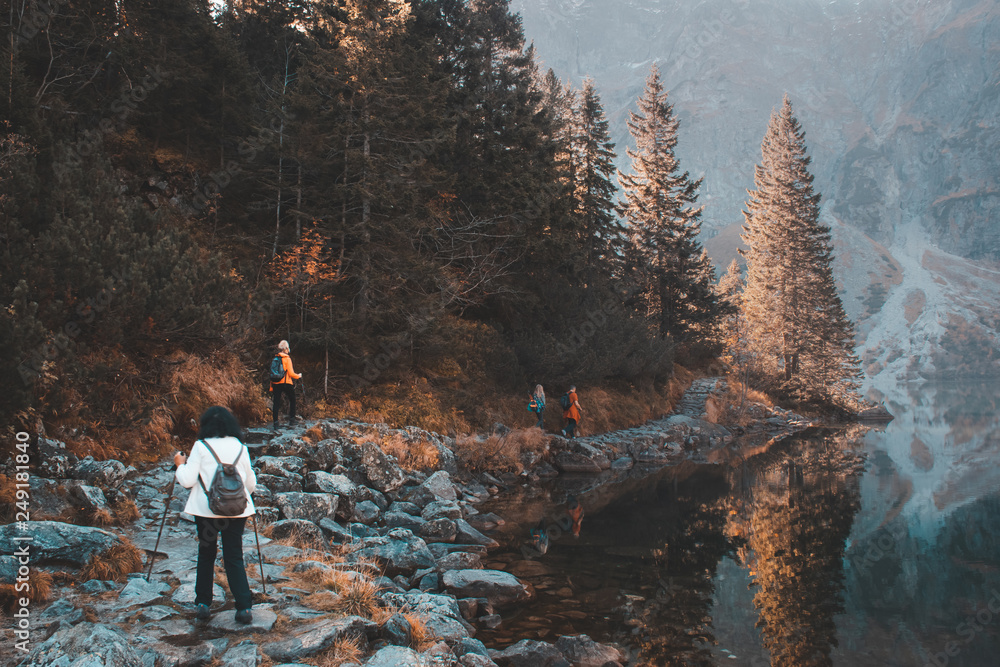 Obraz premium Landscape of the Polish Tatra Mountains