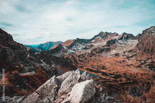 Landscape of the Polish Tatra Mountains