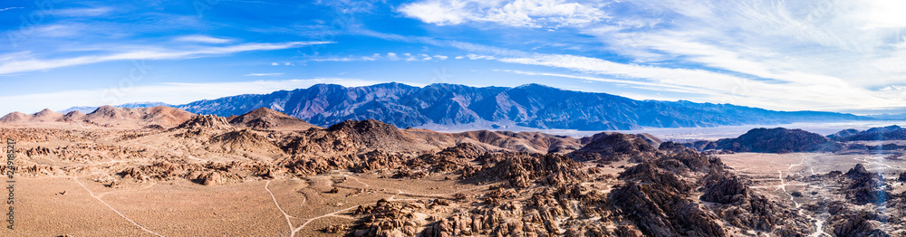 Aerial View of Mt Whitney Lone Pine, CA Eastern Sierra Nevada Alabama Hills Aerial View of Mt Whitney Lone Pine, CA Eastern Sierra Nevada Alabama Hills