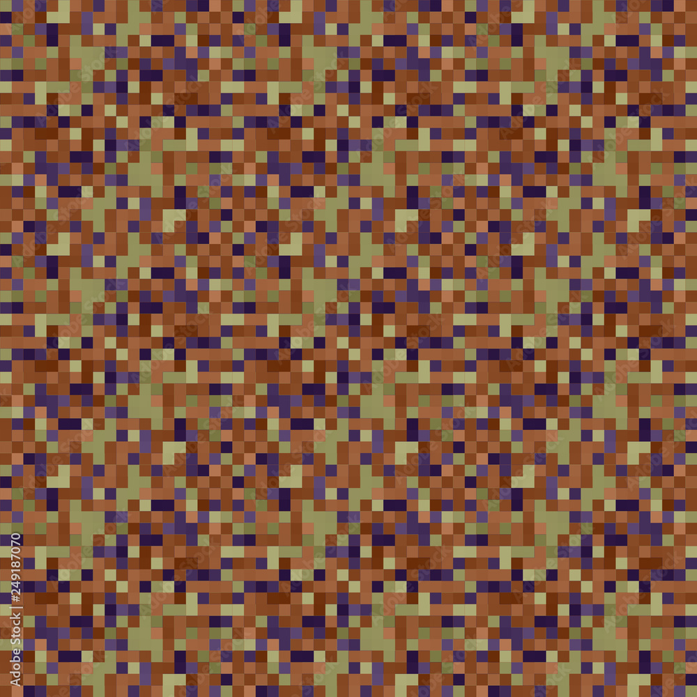 Fototapeta premium Seamless pattern background from a variety of multicolored squares.