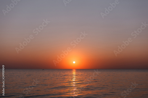 sunset sea sun ocean sky water sunrise beach nature horizon © Svetlana