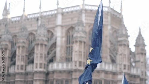 European Union Flag London Brexit photo