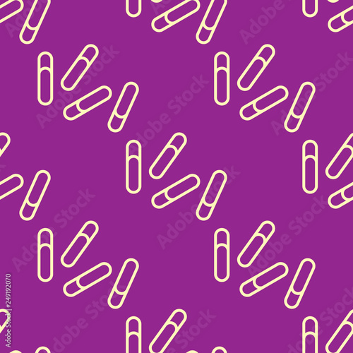Paperclip seamless pattern