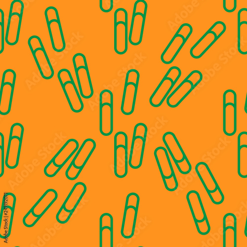 Paperclip seamless pattern
