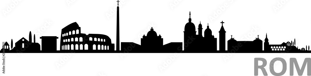 Fototapeta premium Rome City Skyline
