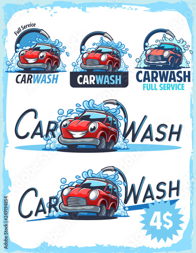 car vintage label