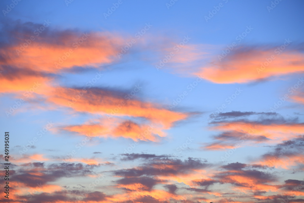 beautiful sky for a beautiful background texture