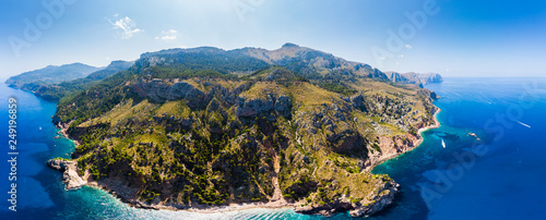 Spain, Baleares, Mallorca, Region Andratx, West Coast, Serra de Tramuntana, Mirador de Ricardo Roca