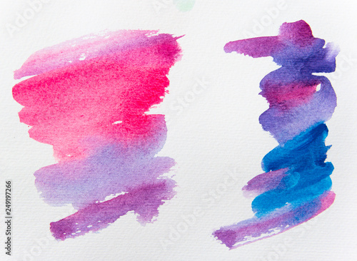 Watercolor painting brush