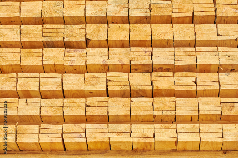 stacking wooden planks for construction stacking wooden planks for construction