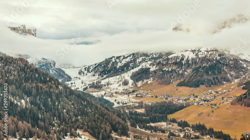 Panoramic view of the Alta Badia valley near Corvara © Sergio Pazzano