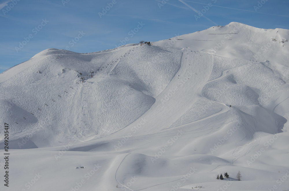 Stunning view of the mountains in Obertauern ski resort