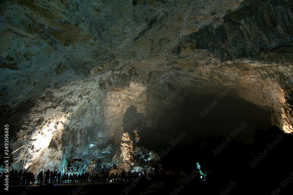 Grutas de Cacahuamilpa (Cacahuamilpa caves), Mexico is one of the largest cave systems in the world, where the formations are still growing.
