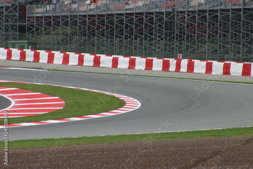 Motobikes racing in Montmelo. Barcelona. Year 2003