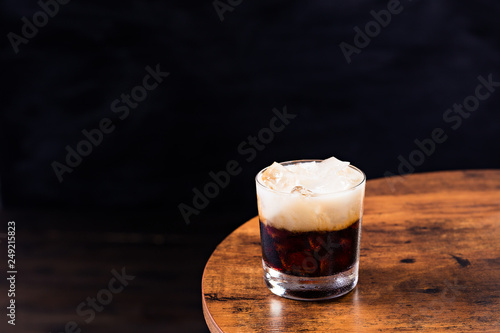 Refreshing White Russian Cocktail photo