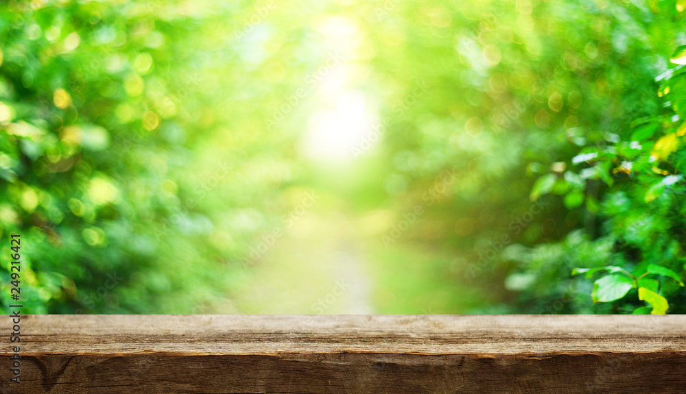 Wooden table background Wooden table background