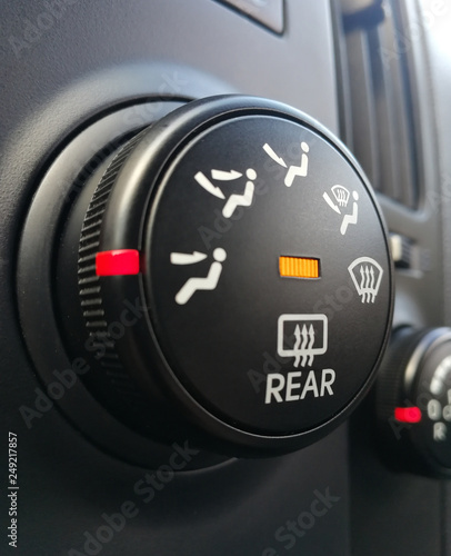 Air conditioning control, car